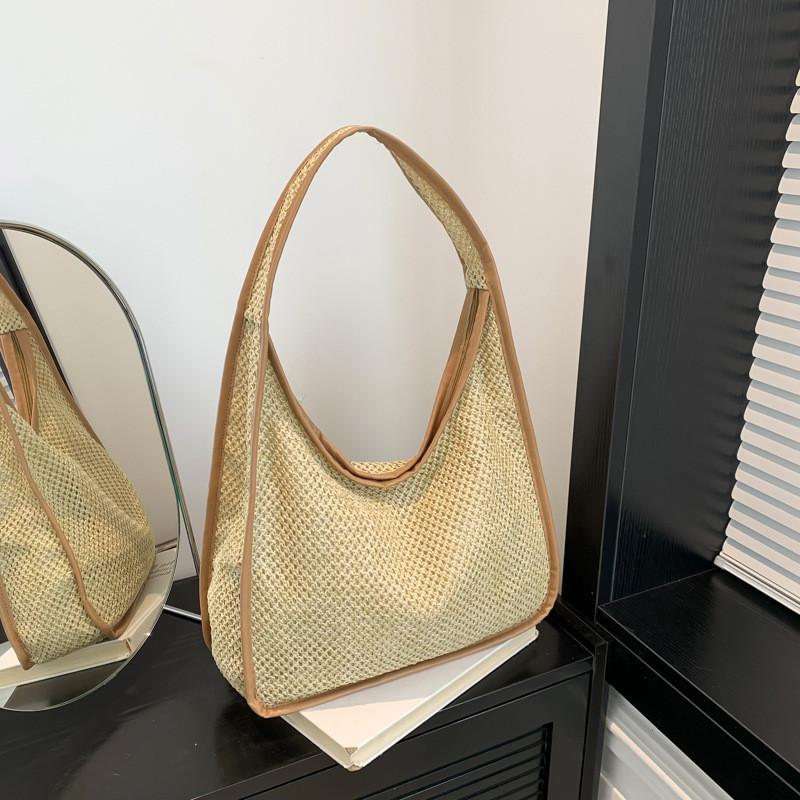 Trendy Casual Tote Bag For Women 2024 Spring Collection In Black White Khaki