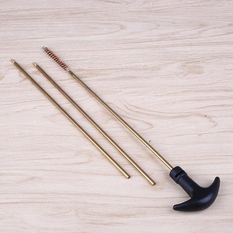 Detachable Comfortable Handle Shooting Brush Portable Barrels Cleaning Rod Kits