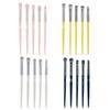 Convenient 5 Eye Makeup Brush Set, Eyeshadow Brush, Eyeliner Brush, Smudge Brush, Concealer Brush, Eyebrow Brush.