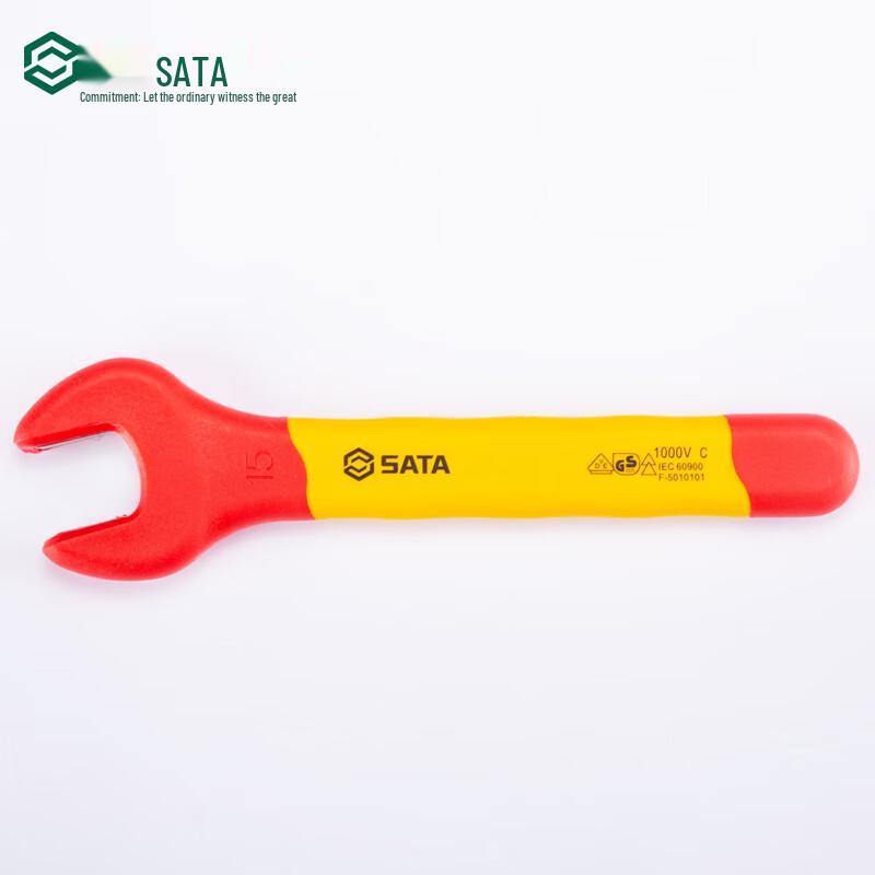 SATA VDE Insulated Open-End Wrench 16mm