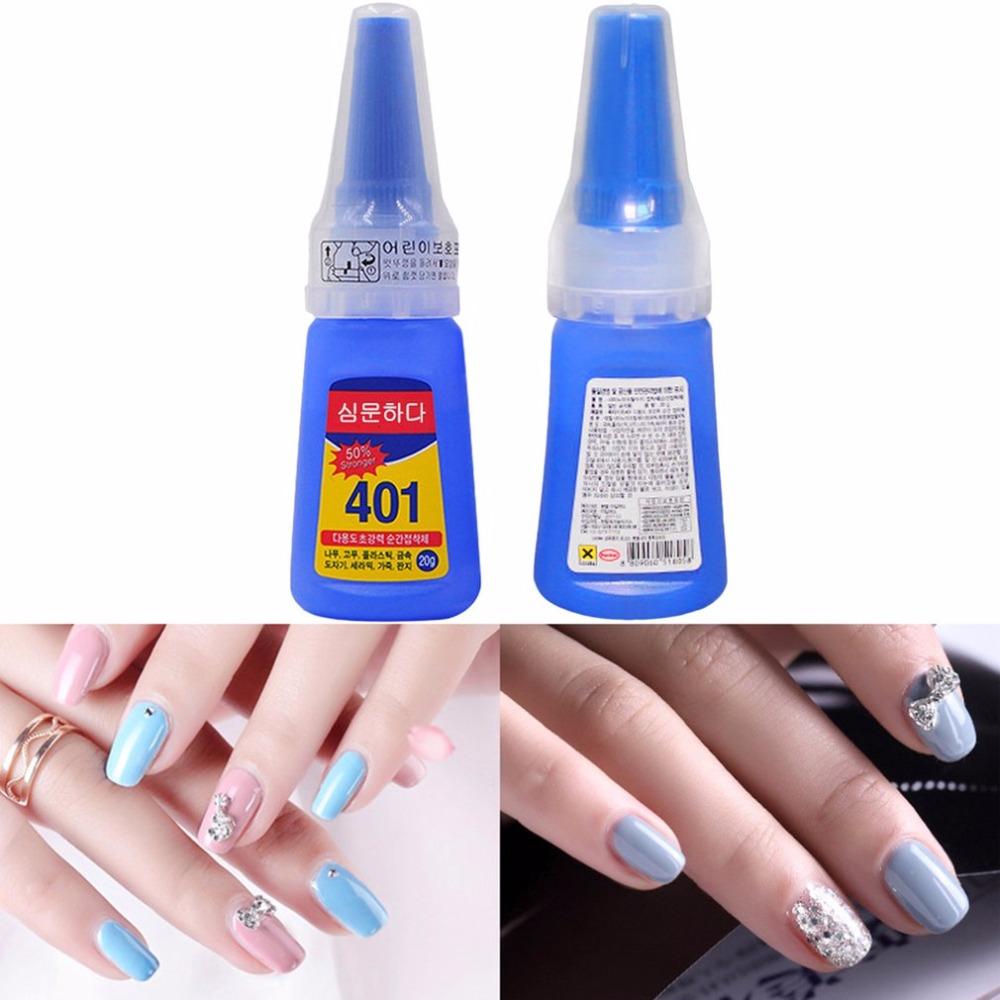 401 Super Liquid Glue Multipurpose Adhesive Home DIY Crafts Jewelry Rhinestone Repair Phone Glass Screen  Nail Beauty Gel Tool