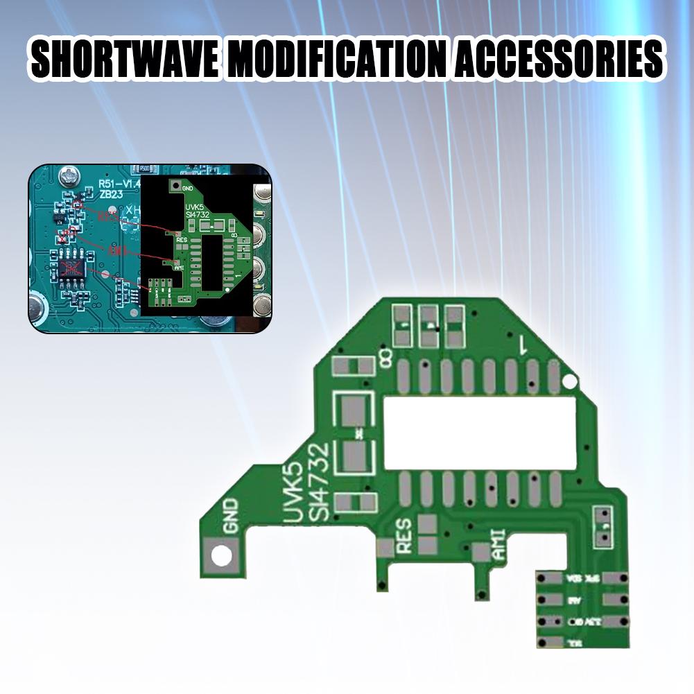 For Quansheng UV K5/K6 Shortwave Modification Module Set Chip And Crystal Oscillator Component Modification Module