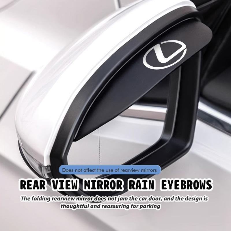 Osłona Przeciwdeszczowa Osłona Przeciwsłoneczna Osłona Przeciwdeszczowa na Lusterko Wsteczne Samochodu z PVC dla Lexus RX350 IS250 IS200 GS300 LX570 RC350 UX250h ES350