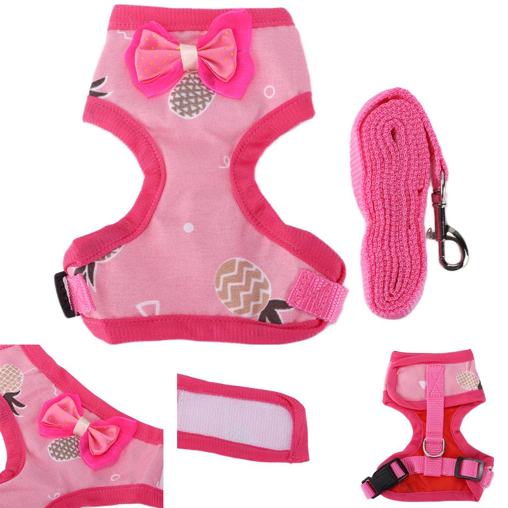 Pet Chicken Traction Rope Training Walking Pet Chicken Adjustable Strap Traction RopeM Pink