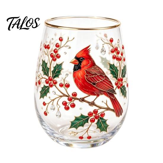 Elegant Gilded Rim Glass Cup, Egg Shape Clear Lead-Free Crystal Enamel Painted Golden Water Cup Vintage Drinking Tumbler, Large Capacity Glassware for