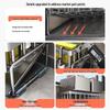 Nordic Foldable Carbon Steel Kitchen Wall Shelf with Drain Baskets