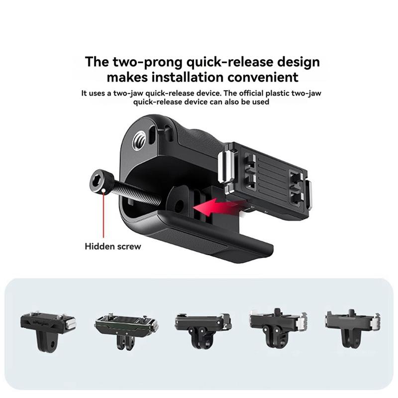 T35C For Pro 2 Street Photography Handle Component Wireless Control Side Handle for Action/ 13 Cameras