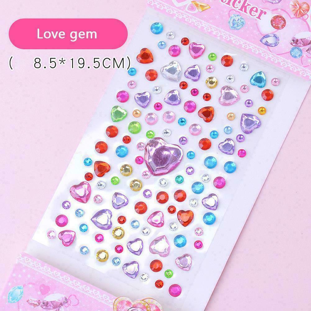 Buy Self Adhesive Glitter Flower Crystal Gems Jewelly Diamond