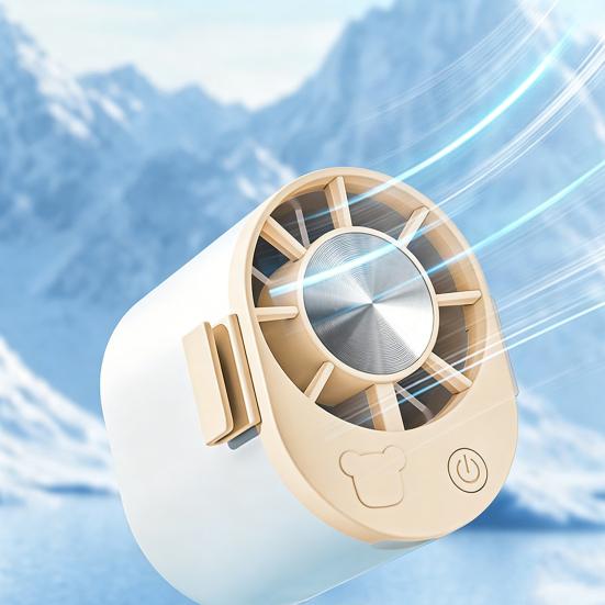 Tragbarer Clip-on-Ventilator Auto-Clip-on Klimaanlagenventilator Leichter Leiser Betrieb Ventilator für Outdoor-Reisen Camping Büro
