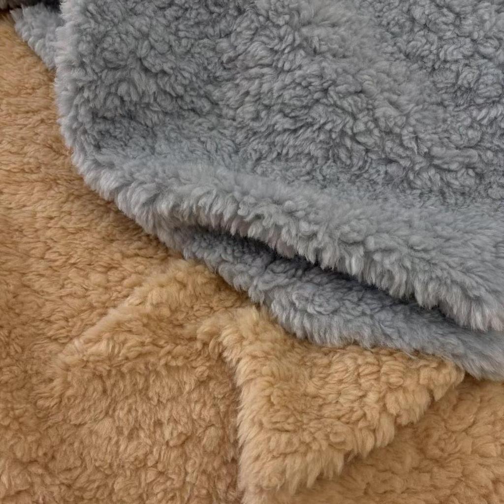 Autumn/Winter Curly Cashmere Brushed Wool Plush Fabric for Clothing, Fur, and Bags