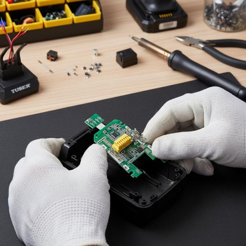 18V Lithium Battery Charging Board PCB Circuit Board Electronic Components Horizontal Lamp Protection Board for Makita