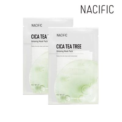 Cica Tea Tree Relaxing Mask Pack (1 Sheet) X 2