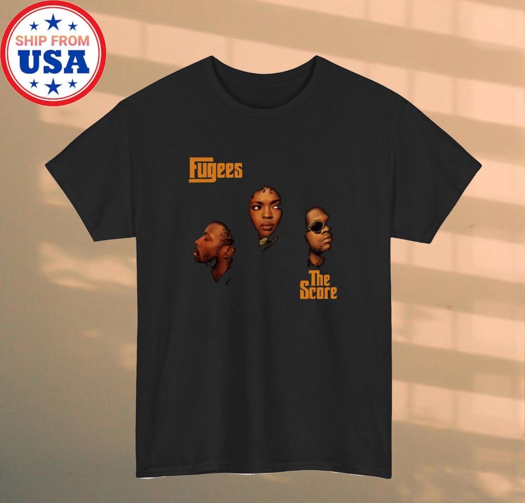 The Fugees The Score Men's Black Size S-5XL