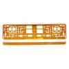 Orange Metallic License Plate Frame AMIO-03175