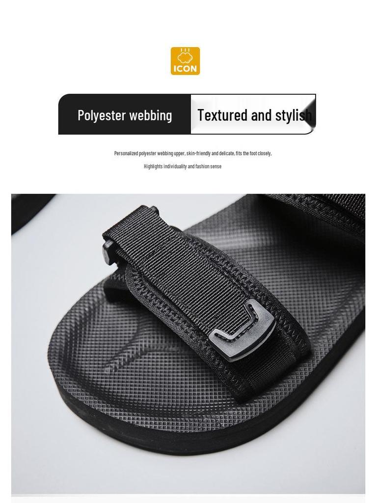 2023 Pánské lehké prodyšné plážové sandály s otevřenou špičkou – Trendy, všestranné, ležérní, letní boty plus size