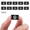 Pentru VOLKSWAGEN VW 10 Bucăți Styling Auto Insigne Autocolante 3D Epoxy Vinil Pentru Volkswagen B6 Jetta Touran VW GTI Golf Passat Embleme Auto