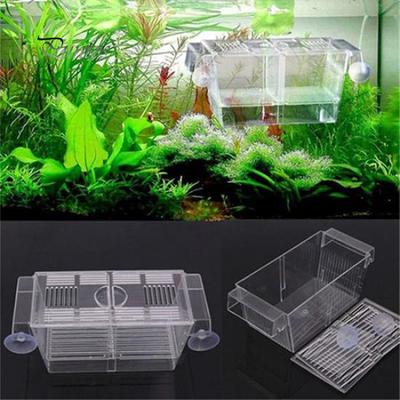 Aquarium Fish Tank Guppy Double Breeding Breeder ReaTrap Box Hatchery