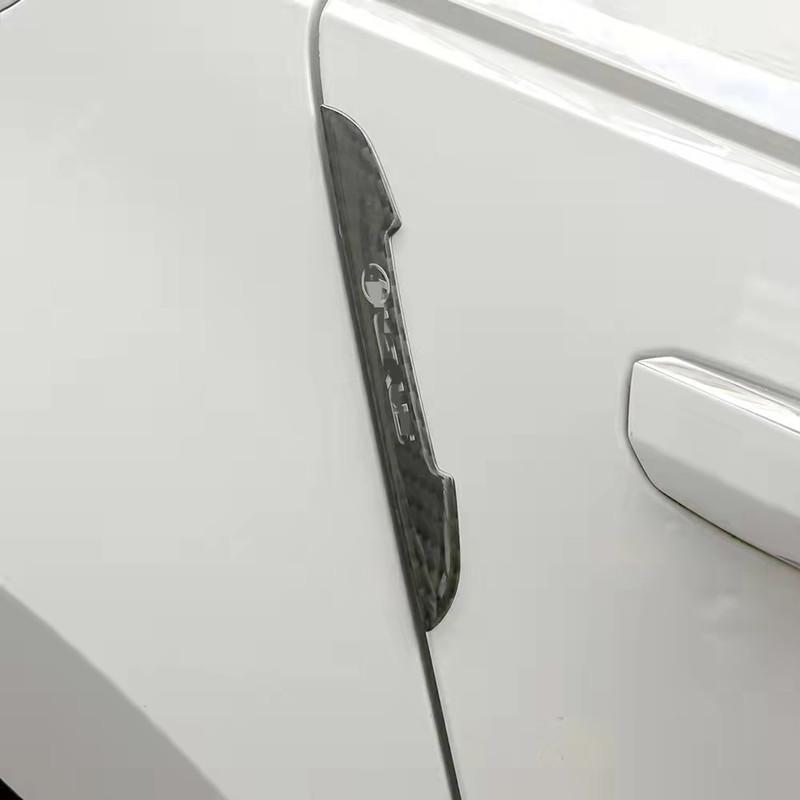 Carbon Fiber Universal Car Rearview Mirror Door Edge Anti Scratch Protection Strips Anti-collision Protector Sticker Scuff
