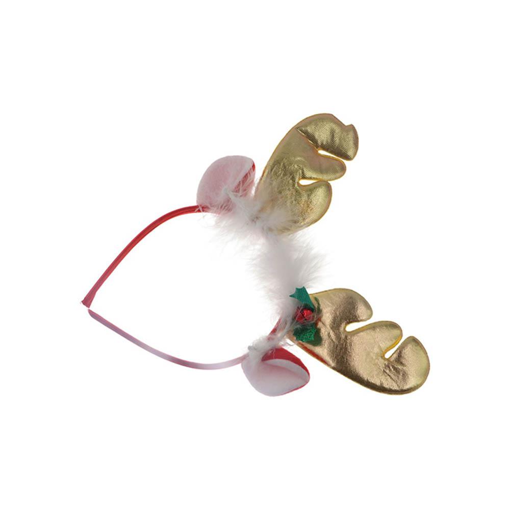 Party Dress Up Antlers Headband Female Plush Hair Hoop Christmas Decoration Christmas Hair Band