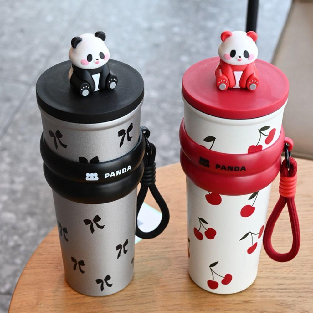 316 Edelstahl Cartoon Panda Vakuumbecher 700ML Kinder Vakuumbecher Büroangestellte