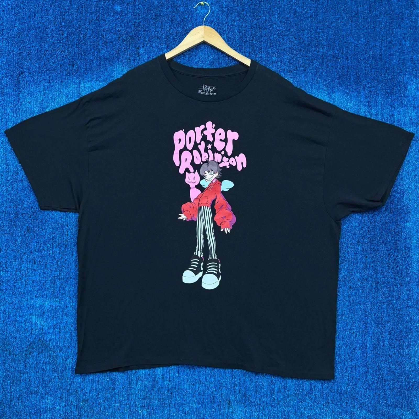 Porter Robinson Smile Album Cover Anime Character Tee 3XL XL