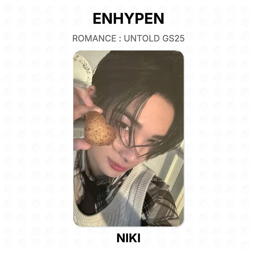 ENHYPEN-ROMANTIK : UNTOLD GS25 Offizielle Fotokarte