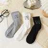 Damen Schleife Netz Socken Sommer Dünn Atmungsaktiv Süß Koreanisch Ins Ballettstil Socken