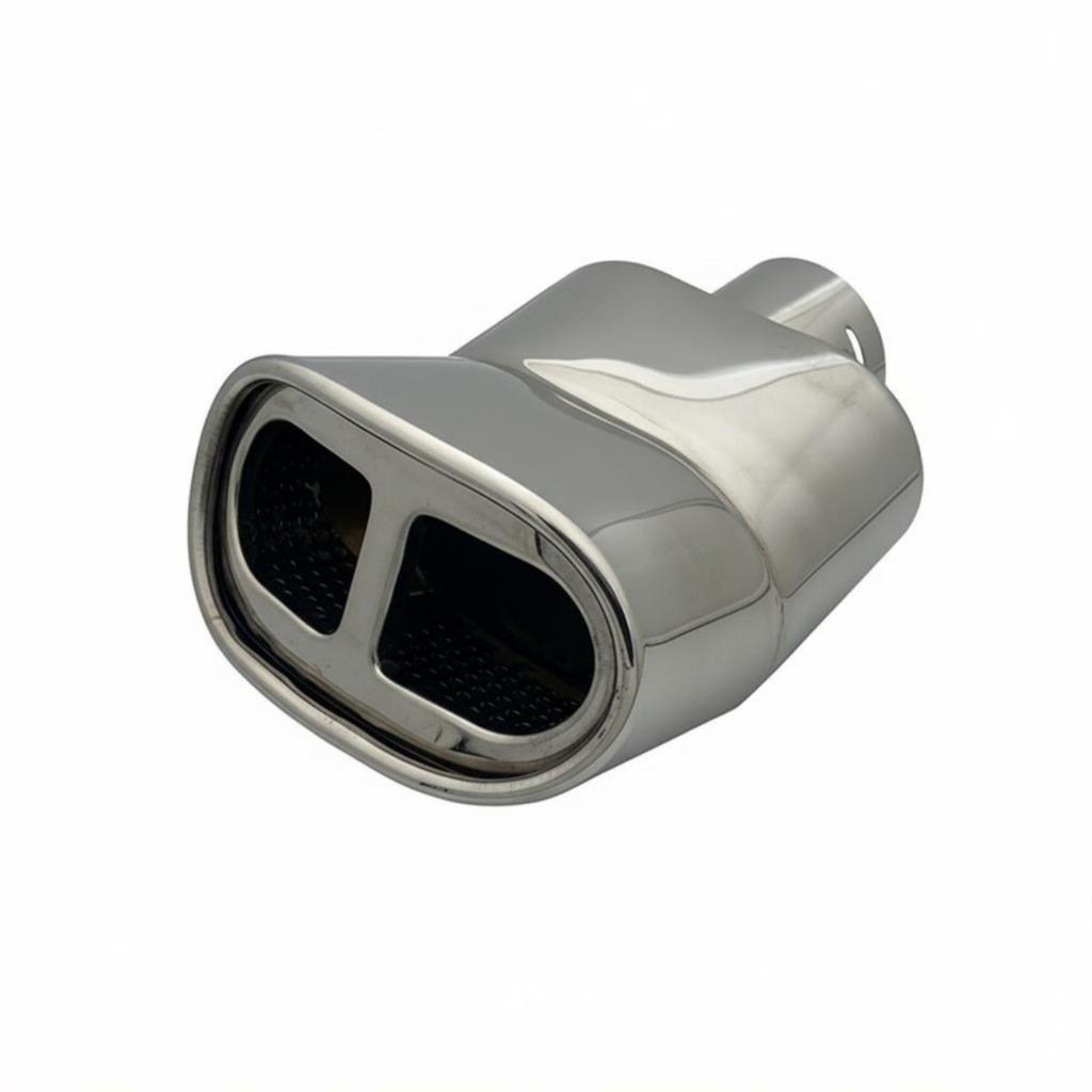 Stainless Steel Exhaust Tip Noise Reduction Stainless Steel Acoustic Damper Tip Universal Tailpipe Cover