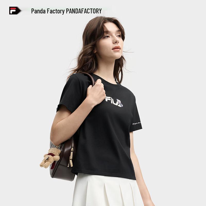 Fila Women's Giant Panda Slim-Fit Short Sleeve T-Shirt