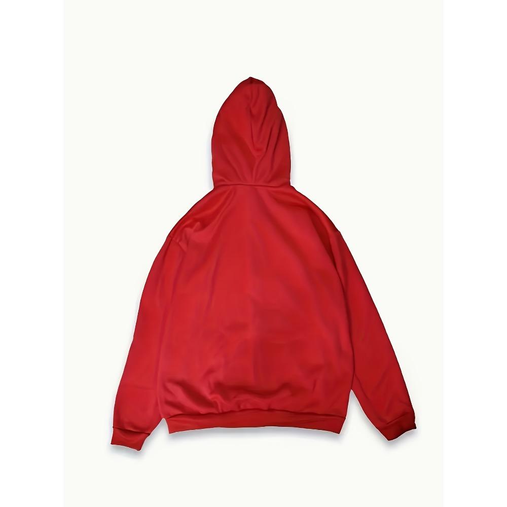 Men's Casual Hooded Sweatshirt with Unique Flame Hooded Pullover | Comfortable Fit,Sweater Hoodie