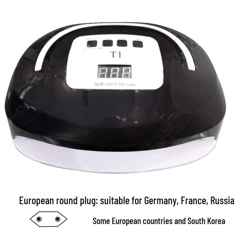 Portable Double-Hand Induction Nail Gel Curing Light for Manicures