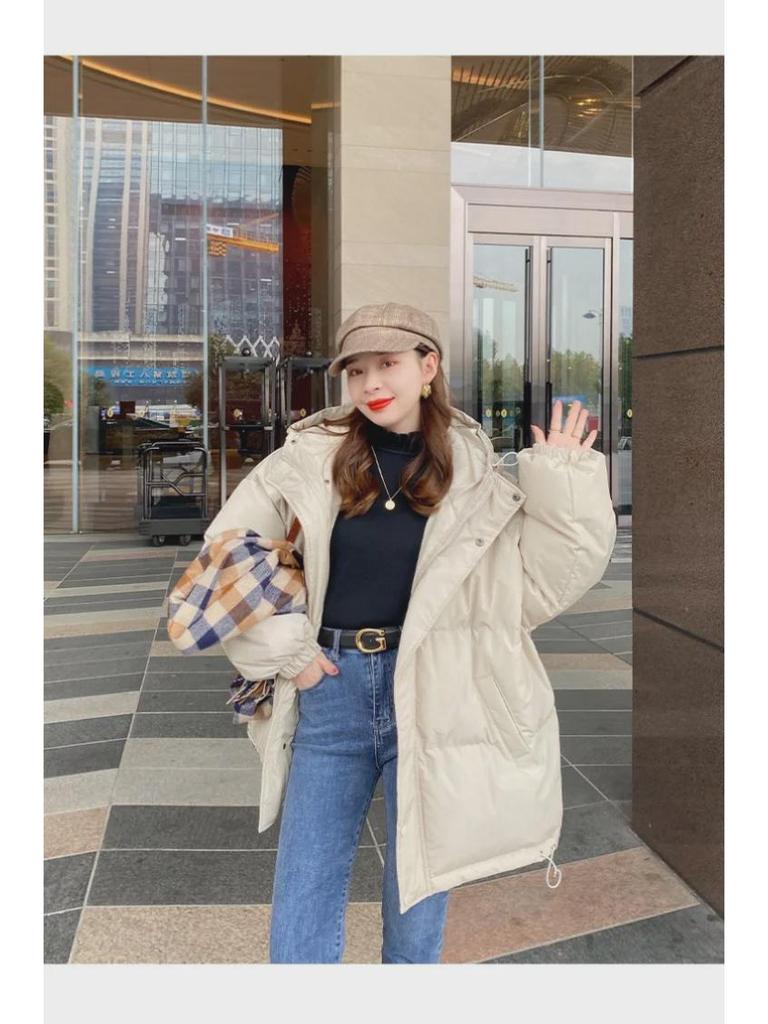 Women's One-Piece Fleece Sweater, Warm 2024 Autumn/Winter Design, Fashionable Thick Half-High Collar Base Layer Top.