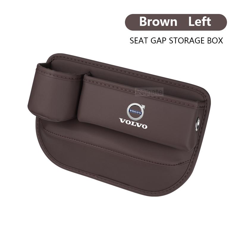 Läder För Volvo Bilstol Glappfyllare Väska Förvaringslåda Mugghållare XC90 XC60 C30 S60 C70 XC40 V40 XC70 V70 V60 S40 V90 S90