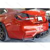 For BMW 4 Series F32 F33 M4 Style 2013-2016 High Quality ABS Car Rear Bumper Lip Spoiler Body Kit Glossy Black Carbon Fiber Look