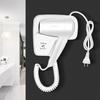 1400 Watt Wall-mount Hair Dryer Dry Skin Hanging Hair Dryer Blower With 2-speed, White For El Bathroom And Home