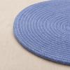 4 Stück Blaue Rattan-Tischsets 30 x 45 cm Weiden-Tischsets Boho Geflochtene Tischsets Esstisch