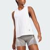 Adidas Stella McCartney Collaboration SS23 Solid Logo Crew Neck Activewear Tank Women Tops White IB6858