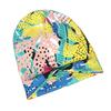 2D Flat Printing Tropical Floral Card Classic Knit Hat for Adults Available In Versatile Tones Ideal for Subtle Styling During Cool Days or Relaxed Se