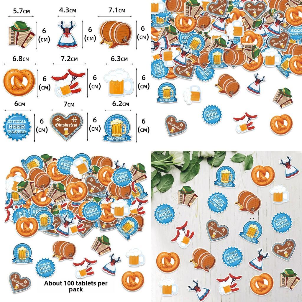 Munich Beer Festival Party Confetti With Paper Decor For Oktoberfest Celebrations