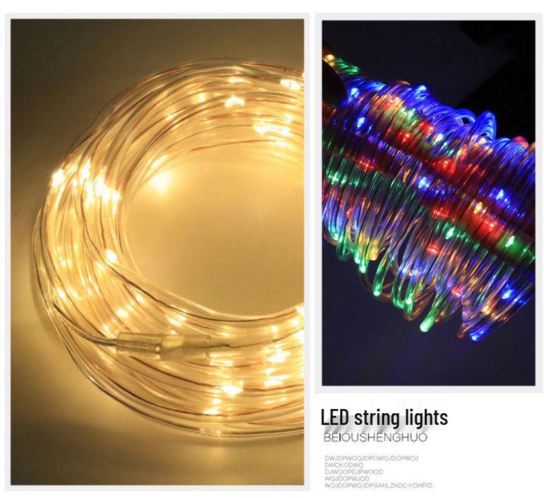 Waterproof Solar LED Strip Lights: Colorful Outdoor Decoration