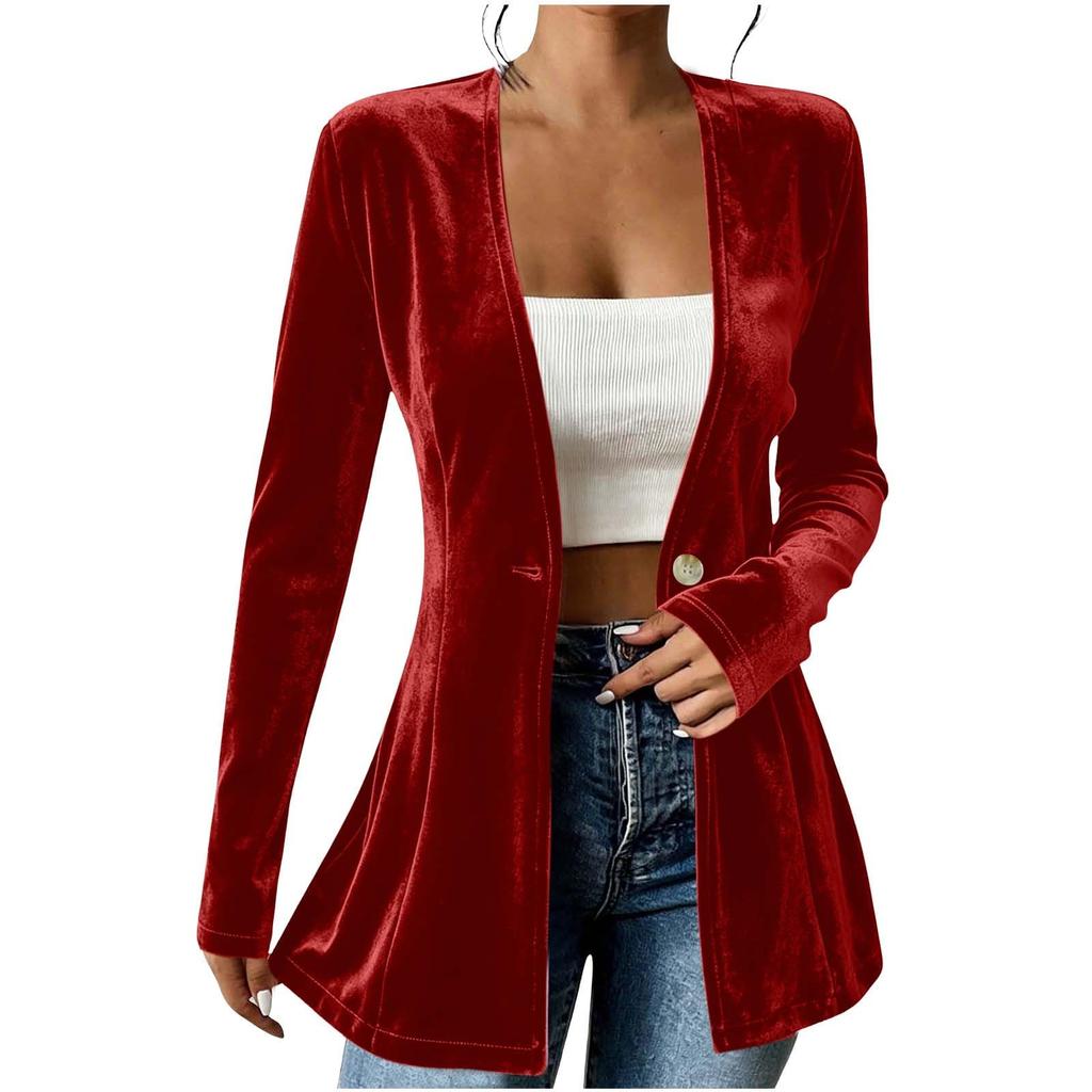 Women's Fashion Long Sleeve Casual Cardigan for Work Commute