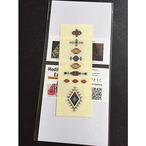 Jockomo Ukulele Position Mark Inlay Stickers, Native American Ethnic (TR)