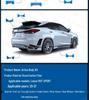 20-22 Lexus RX300 Carbon Fiber Body Kit: Front Lip, Fog Light Covers, Rear Lip, Fender Flares, Side Skirts