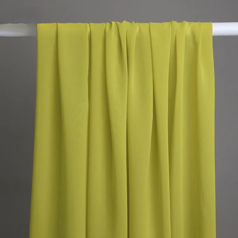 100x150cm Chiffon Fabric Clothing Wedding Decoration Avocado Green Sage Mint Yarn Layout Gauze DIY Home Deco Dress Material