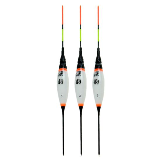 3Pcs Luminous LED Light Electronic Vertical Night Fishing Float Bobber Buoy