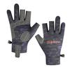 Spring & Summer Breathable Sun Protection Fishing Gloves - Anti-slip, Three-Fingerless, Thin Ice Silk, Wear-resistant Outdoor Angling Gloves