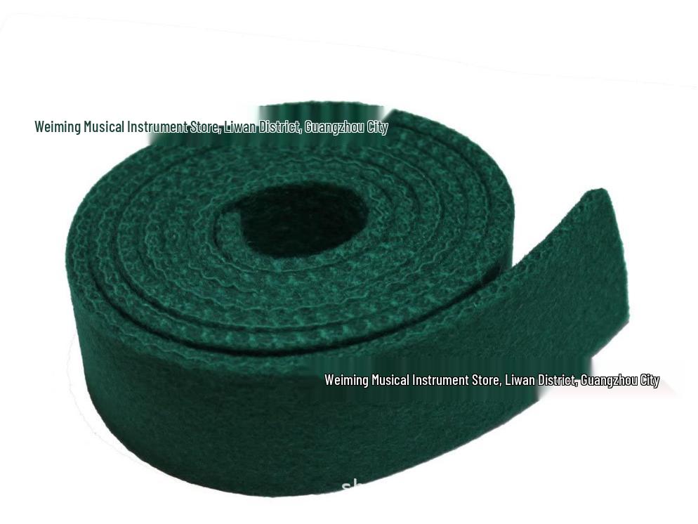 Green Piano & Guzheng Muting Belt for Equal Temperament Tuning