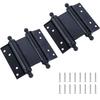 Free Hinge, 2 Pieces, Stainless Steel, Door Hinge, Double Opening, High Strength, Load Capacity
