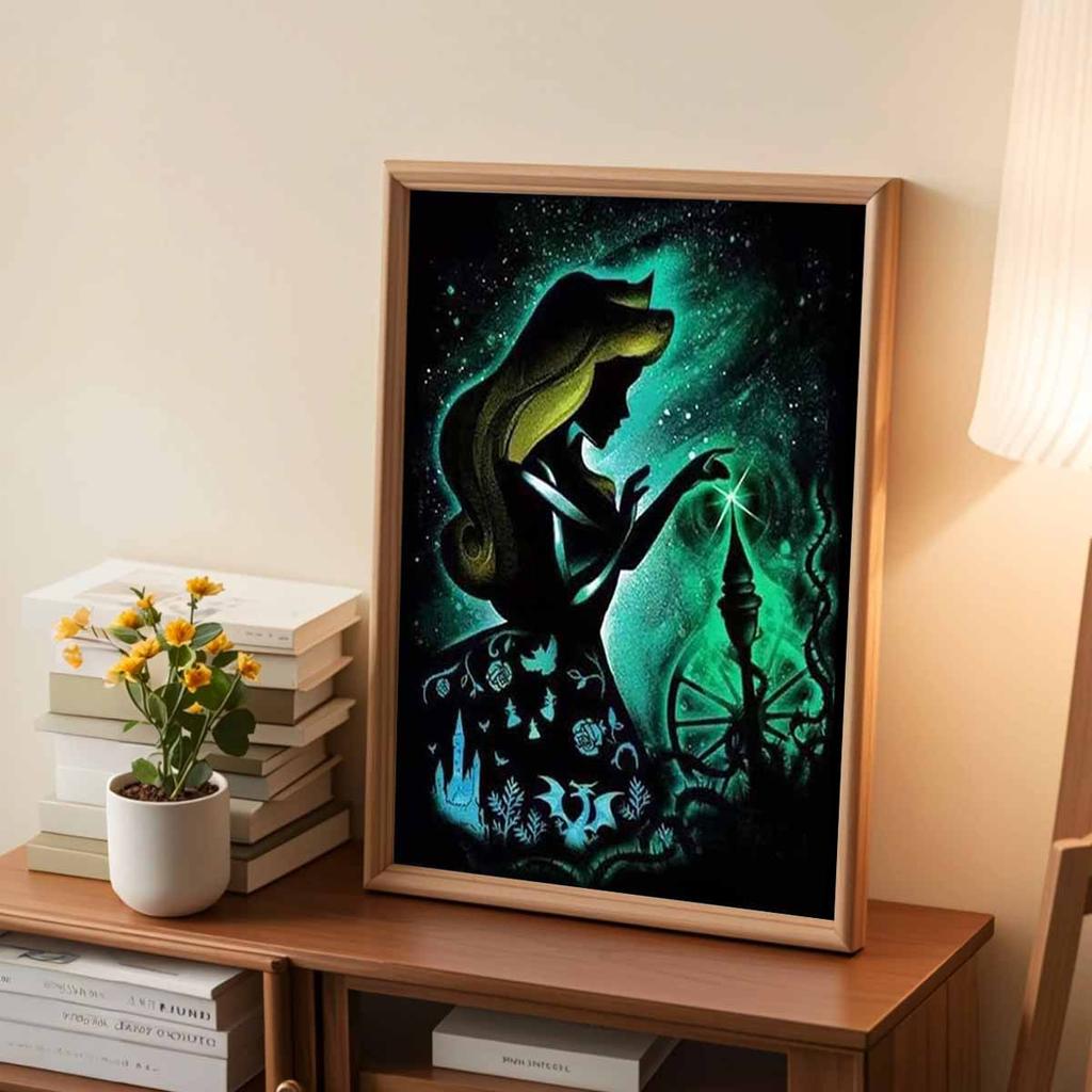DIY Diamond Painting The Princess and The Carriage Cross Stitch Kit Mosaic Art Diamond Painting Full Circle Diamond Home Decoration