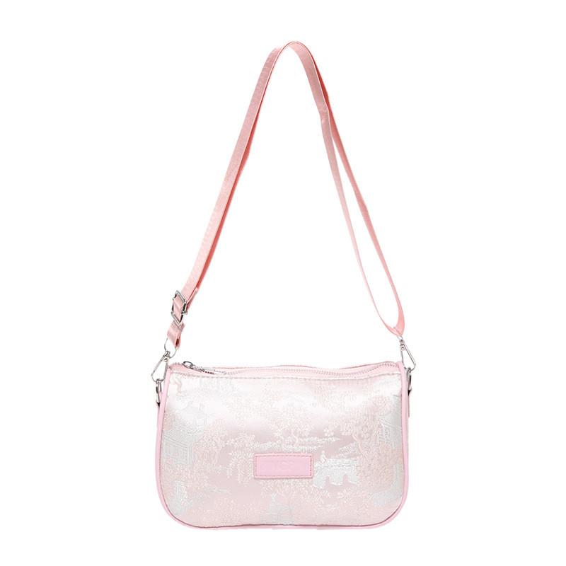 Fashionable Artistic National Style Lightweight Crossbody Bag With Embroidery